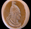 KingArthurBanner.com - Late Roman Intaglio Depicting Attila The Hun?